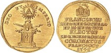 Frankfurt 3/4 Dukat Gold 1745