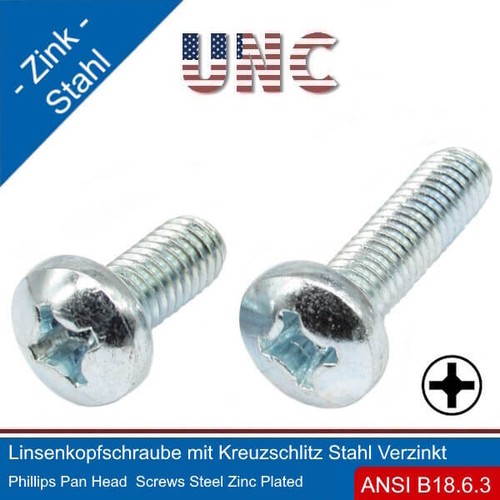 Linsenkopfschrauben 32 unc - linsenkopfschrauben, 6-32