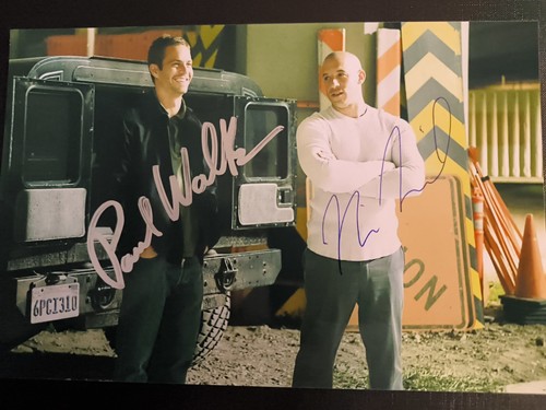 Original autogramm paul walker - autogramm,