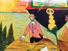 August Linder Öl /Acryl