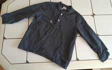 Mod AS Friesen Hemd gestreift Marine Jungen langarm Blau Baumwolle Gr. 134/140