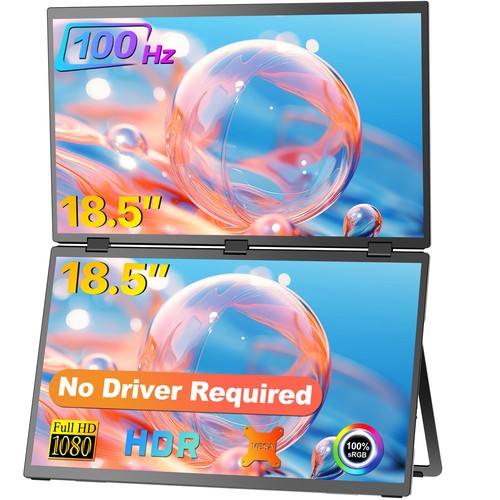 Zoll dual monitore 1080p - 18,5,