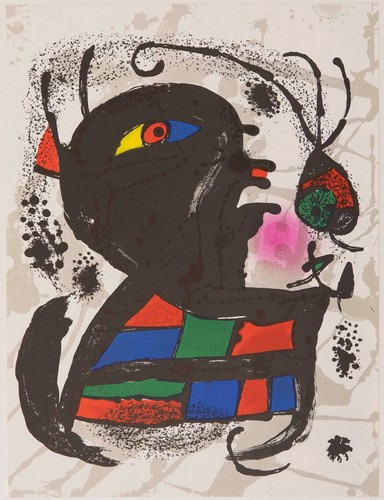Joan miro lithografia - joan, miro,