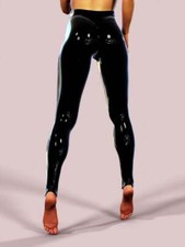 Wetlook Leder Leggings Stretch