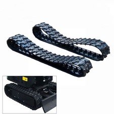 2 x Gummikette Baggerkette