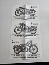 Puch 500 ADP 200 250 SS 1933 Broschüre Prospekte