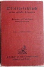 Strafgesetzbuch mit den wichtigsten Nebengesetzen. Beck'sche Verlagsbuchhandlung