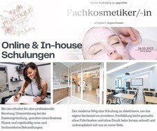 Fachkosmetiker Ausbildung mit
