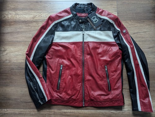Milestone lederjacke biker - lederjacke,,