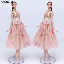 Mode-Kleidungsset Für Barbie-Puppe Khaki Oberteil & Midirock 1/6 Puppenzubehör