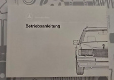 Mercedes w124 S124 124 TE TD Betriebsanleitung Bedienungsanleitung