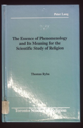 The essence phenomenology - the,
