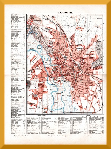 Hannover 140 jahre alter plan - hannover,