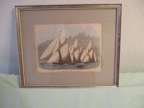 Original holzstich koloriert - original,