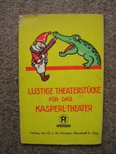 Antik ca. 50er Jahre  10 lustige Theaterstücke für das Kasperl Theater  J Mauder