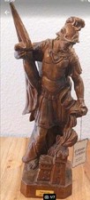 Echtholzfigur  "Heiliger Florian" , echte Handarbeit