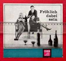 DDR Reklame Prospekt RFT VEB RAFENA Werk Radeberg 1966 Fernseher   ( F22814