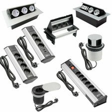 Tischsteckdose Ecksteckdose Küchensteckdose Steckdosenleiste 2 3 4 6fach USB