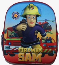 Feuerwehrmann Sam Rucksack 30cm - Fireman Sam für Kinder Kindergarten Tasche
