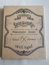 Galen Leather: Leather Zippered A5 Leuchtturm1917 Notebook Folio Hellbraun