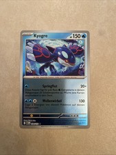 Pokemon Kyogre 34/132 Mega Entwicklung Holo Rare DE NM-Mint