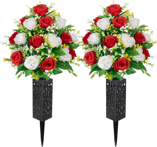 Künstliche friedhofsblumen - künstliche,