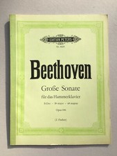 Noten. Beethoven. Große