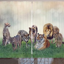 Leopard Rustikale Gardine