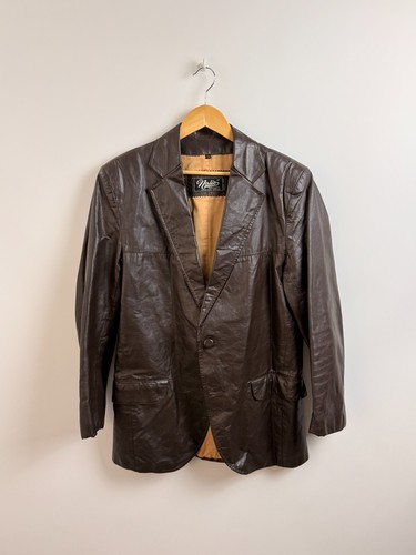 Vintage leder blazer herren - vintage,
