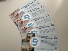 5x 5€ Gutschein Ermässigung