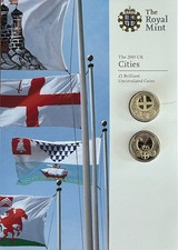 2010 £1 UK Cities London And