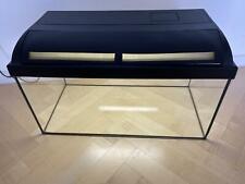 ASKOLL Marina Terrarium aus Glas, 60x30x30 cm mit Abdeckung Lampe Futteröffnung