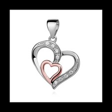 Herz in Herz Anhänger mit