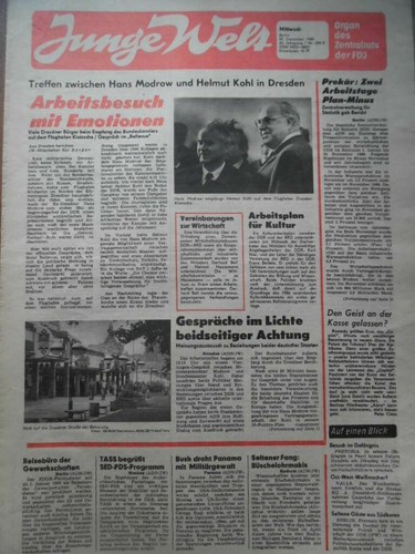 Junge welt dezember 1989 - dezember,