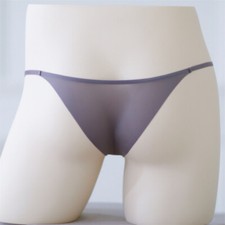 Transparenter Herren-Tanga Bikini-Slip Mit Niedriger Taille Sexy Seiden-  ∧