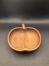 Schöne  Teakschale Apfel Mid