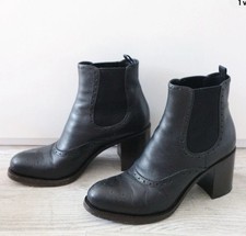 PRADA Boots Stiefelette Ankle Boots neuwertig Größe 40 Schwarz Leder