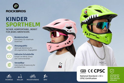 Rockbros kinderhelm fahrrad - kinderhelm, |