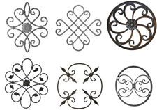 Schmiedeeisen Ornament Zaunrosette Stahlrosette Zierornament Rosette