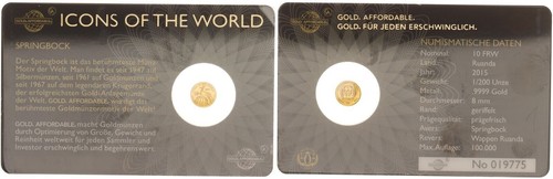 Ruanda frw gold 2015 icons - frw,
