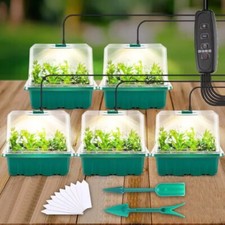 5x Mini Gewächshaus set