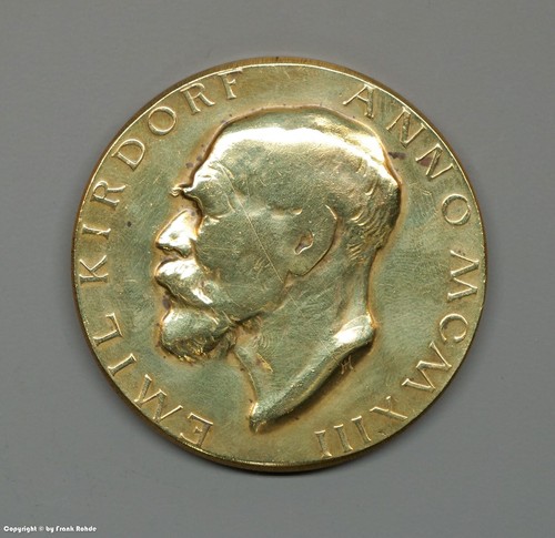 Bronze medaille emil kirdorf - medaille, -emil