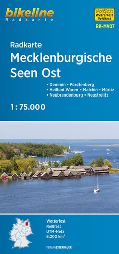 Radkarte mecklenburgische seen - mecklenburgische,