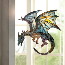 1 Stk. Gothic Schwarzer Drache