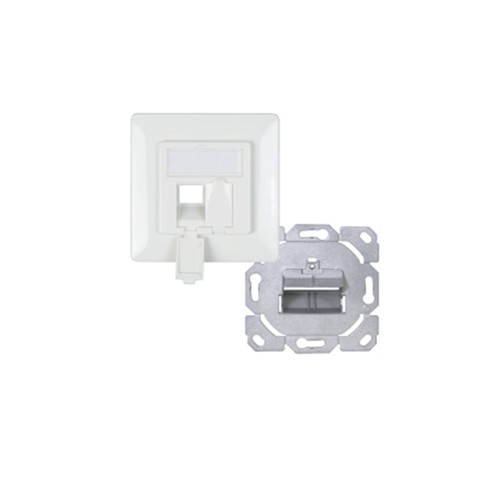 Cat6a leerdose rahmenset - cat6a,