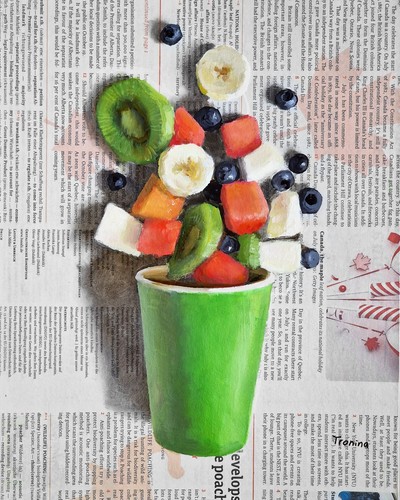 Ein früchtebecher bild - ein,