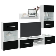 5tlg. Hochglanz Wohnwand