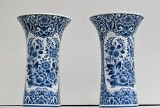 Paar Delft blau Vasen,Jahren