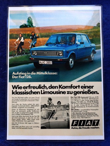 Fiat 128 originale werbung - fiat,