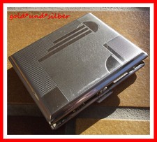 WEIHNACHTEN Sammler ZIGARETTENETUI Zigarettendose GUILLOCHE alt ALPACCA Vintage